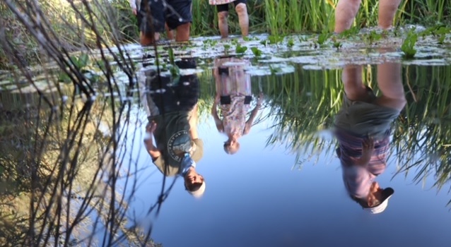 Reflective time with friends and family.